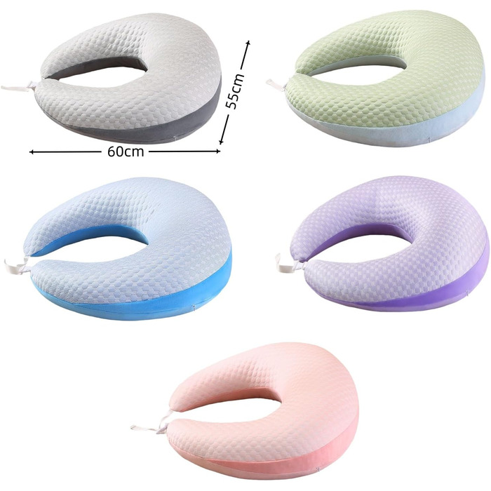 Універсальна ергономічна в&39язана подушка для рукоділля, творчих моментів, читання та ігор, підлокітник для ліжка та дивана, для читання, гри, роботи, в&39язання гачком, 60x55 см (зелена)