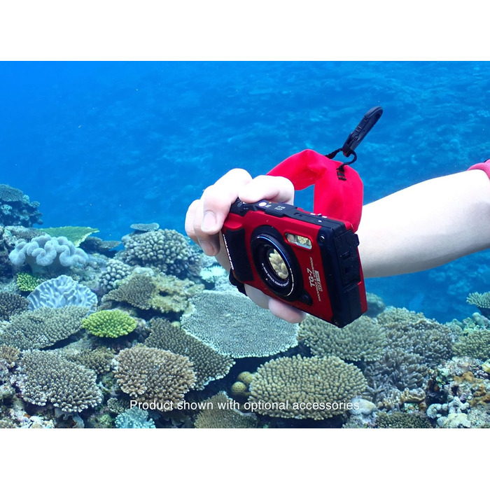 Цифрова камера OM System Tough TG-7 червона (наступник Olympus TG-6) TG-7 червона