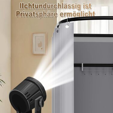 Окремостояча роздягальня, U-подібна, з рухомою рейкою, підлогова переносна ширма для затінення, залізний кронштейн для вушок для роздягальні, для офісу, торгового центру, сірий