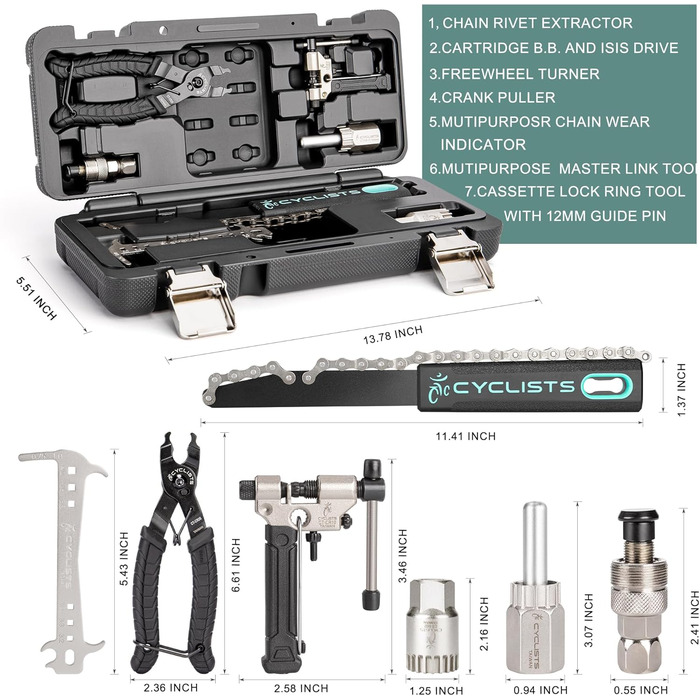 Набір інструментів для велосипеда CYCLISTS