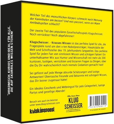 43011 - Klugscheisser 2 Black Edition - Edition krasses Wissen, 43011 - Klugscheisser 2 Black Edition - Edition krasses Wissen