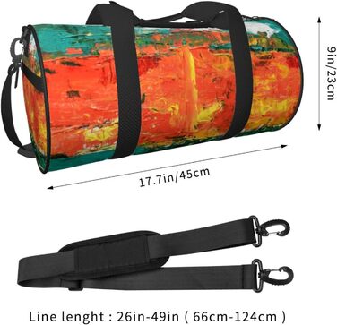 Спортивна дорожня сумка, зелено-помаранчево-жовта, абстрактний малюнок, для чоловіків та жінок, сумка-мішок, спортивна сумка
