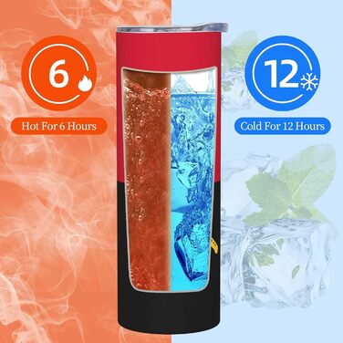 Кухоль з прямою трубочкою, дизайн ангольського прапора, друкований, дорожній кухоль, підходить для кемпінгу, офісу та дому, 590 мл