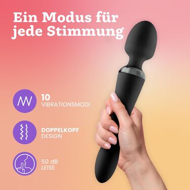 Двосторонній вібратор Oliver James для жінок, 10 режимів вібрації, безшумний, водостійкий, бездротовий