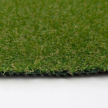 Розкішний газонний килим зі штучною травою Wembley Green Round у 5 розмірах 100 см круглий