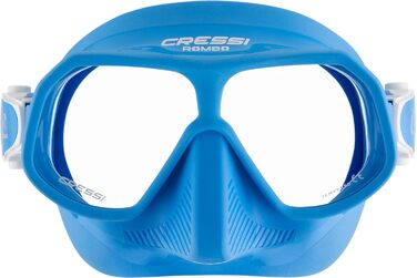 Набір для дитячого підводного плавання CRESSI Rombo & Mini Dry Snorkel Set маска для дайвінгу з трубкою для хлопчиків та дівчаток, силіконовий обідок, клапан із захистом від бризок та регульовані пряжки для підводного плавання та плавання, один розмір, бл