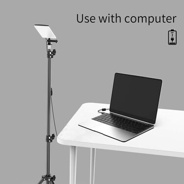 Світлодіодний ліхтар для кемпінгу зі штативом, 84 світлодіодні намистини, 1680 люменів, робочий ліхтар для кемпінгу та барбекю (ЧОРНИЙ) Чорний