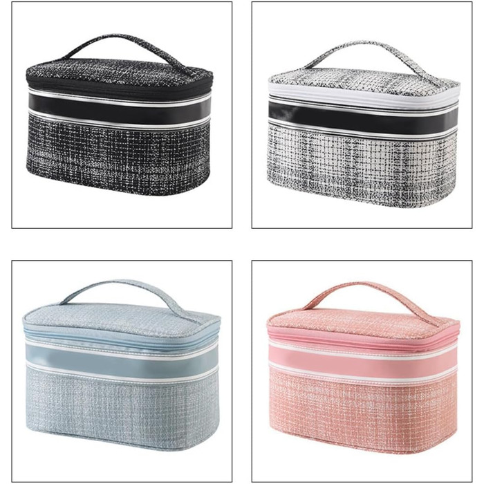 Водонепроникний органайзер для дорожньої косметики з великим простором для жінок, синій, один розмір