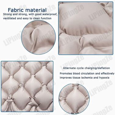 Протипролежневий надувний матрац, лікарняний замінник матраца з низькими втратами повітря для медичних покривал при пролежнях та ранах, система насоса зі змінним тиском