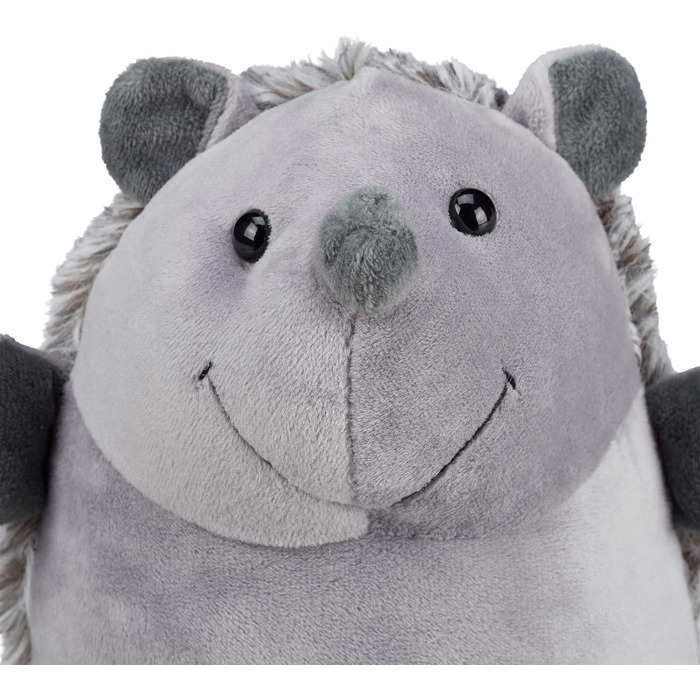 Їжачок Relaxdays, тканинний, для підлоги, всередині, декоративний обмежувач дверей у вигляді тварини, висота 19,5 см, м'який, важк