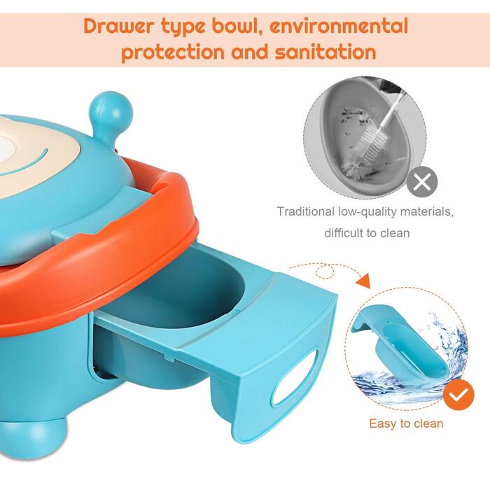 Горщик ANGELBLISS дитячий горщик/унітаз, горщик дитячий, туалети для подорожей, безпека і комфорт, для малюків.