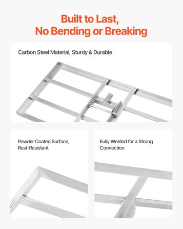 Вирівнювач газону з ручкою, розмір пластини 355x762 мм, граблі-вирівнювач з вуглецевої сталі, для вирівнювання газону, догляду за садом та гольф-полями