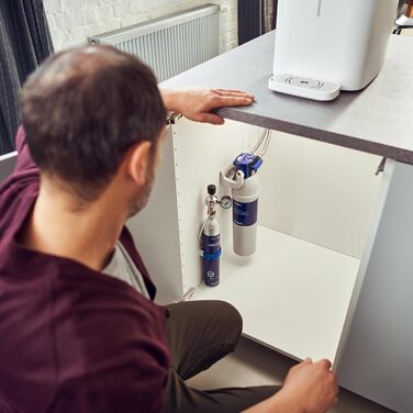 Диспенсер для води BRITA yource pro top з 1 циліндром CO2 та 1 картриджем фільтра P 3000-S диспенсер для води для дому з блоком охолодження та газування для індивідуального насолоди питною водою