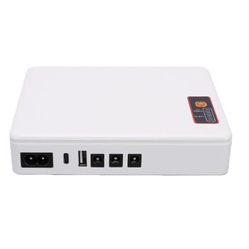 Міні-UPS акумуляторна батарея 20800 mAh, джерело безперебійного живлення для роутера, модему, камери відеоспостереження з кількома вихідними портами, DC, USB Type-C вихід (EU-штекер)
