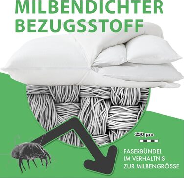 Подушка преміум-класу Welldora 80x80 см, регульована по висоті 100 пухові волокна та пір&39я Ергономічні інновації регулюється від жорсткої до м&39якої Подушка медично протестована, сертифікована Oeko-Tex у Німеччині 80 x 80 см
