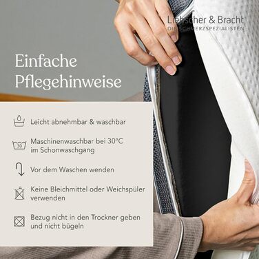 Ортопедична подушка для шиї та полегшення болю в шиї, 40x55 см Ергономічна подушка для сну з регульованою висотою Середньої та жорсткої жорсткості Дихаюча та придатна для прання