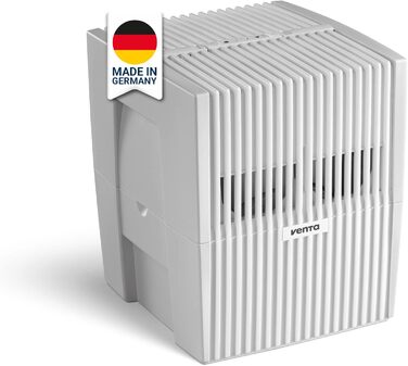 Зволожувач повітря Venta LW15, дуже тихий 22 дБ(А), енергоефективний 3 Вт, гігієнічне холодне випаровування без фільтра, резервуар