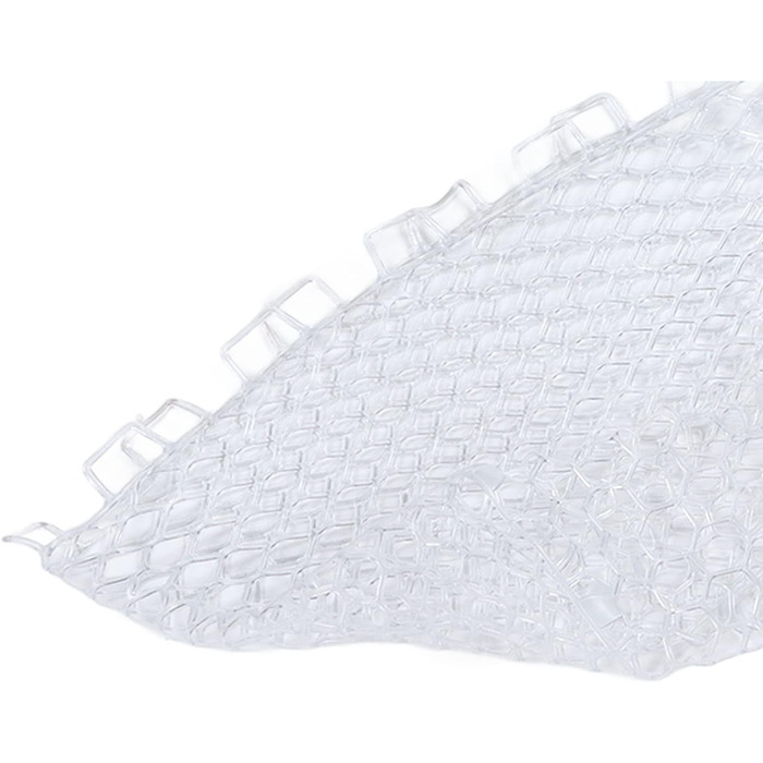 Рибальська сітка OUKENS, 45 x 40 см, біла гумова рибальська сітка, заміна, міцна, складна рибальська сітка, заміна для риболовного інструменту, прісноводна, морська