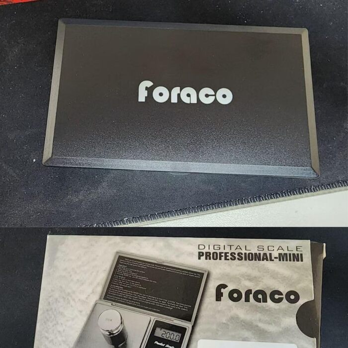 Кишенькові ваги, Foraco 500г / 0.01г Цифрова шкала Дрібна шкала Цифрова шкала Золота шкала Монетна шкала Чорна Upgrade 500г