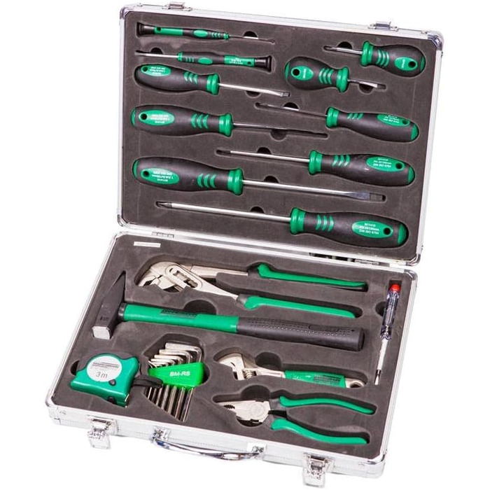 Набір інструментів Brder Mannesmann в алюмінієвому кейсі, 24 предмета M29024