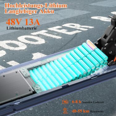 Електросамокат JOYOR E Scooter серії S, 48/60V13/18/26Ah, проїжджає 40-90 км, з подвійною гідравлічною гальмівною системою та подв