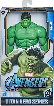 Фігурка Халка, іграшка висотою 30 см, натхненна коміксами Marvel, для дітей від 4 років і старше, 74755L2 Marvel Avengers Titan Hero Series Blast Gear Deluxe