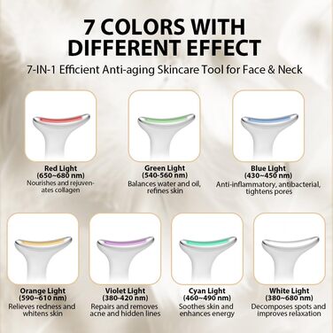 Масажер для обличчя AOGOE проти зморшок, пристрій для обличчя 45 V Face Beauty Meter, пристрій для краси обличчя 3-в-1 для підтяжки та підтяжки шкіри, EMS масаж обличчя для жінок чоловіків V Shape Face пристрій