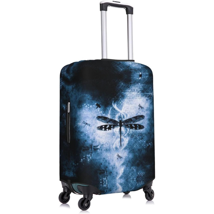 Чохол для валізи Чорна Стріха, міцний захист для багажу, підходить для валіз розміром 45.7-81.3 см, малий, Чорний