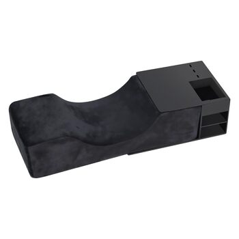 Подібна подушечка для вій, аксесуар для нарощування вій для салону краси, тримач для інструментів для нарощування вій, виготовлений з піни з ефектом пам&39яті (чорний) Black Kit