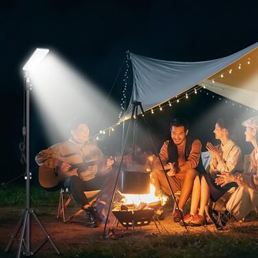 Ліхтар для кемпінгу - робочі ліхтарі з підставкою для кемпінгу Робочі ліхтарі високої яскравості, багатофункціональний світлодіодний ліхтар, портативний ліхтар для будівельного майданчика, освітлювальне обладнання для намету, гаража