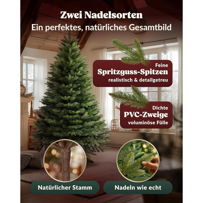 Штучна ялинка 180 см зелена Amari