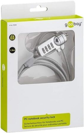 Замок кодовий Goobay 93038 для ноутбука та ПК