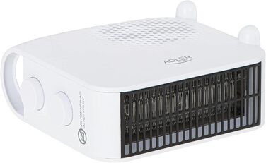 Вентилятор-обігрівач з термостатом, функцією обдування, захистом від перегріву, 2 режими нагріву, білий, 7725w Thermofan 2000W