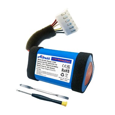 Замінний акумулятор 3.7V 7800mAh для JBL Charge 4, JBL Charge 4BLK, динаміків JBL Charge 4J, заміна акумулятора JBL SUN-INTE-118, SUN-INTE-156, 1INR19/66-3, ID998. (Не для JBL Charge 4 Q)