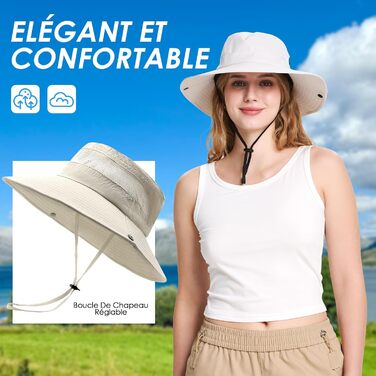Жіноча сонцезахисна шапка, літня, для походів, жіноча кепка із захистом від ультрафіолету, складна сітка, з широкими полями, для сафарі-риболовлі, один розмір B - без отвору для хвоста - бежева