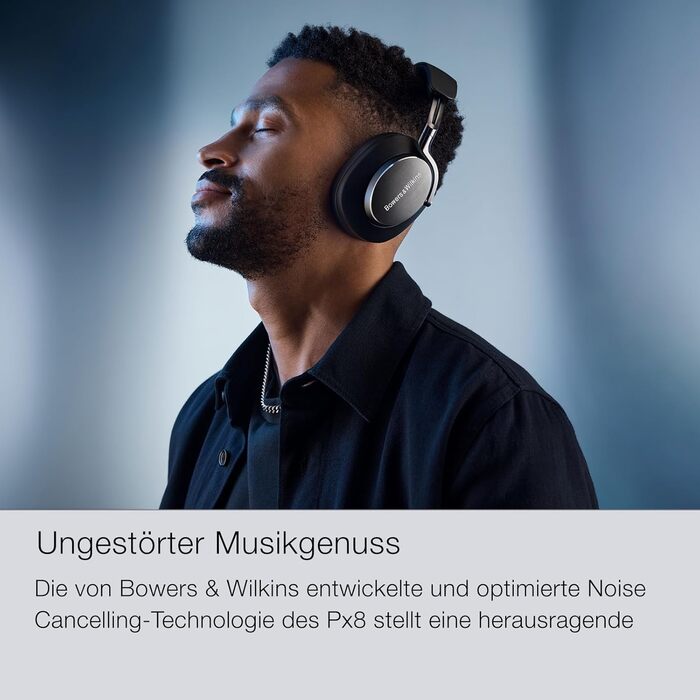 Флагманські накладні навушники Bowers & Wilkins PX8 з шумозаглушенням, бездротові, Bluetooth 5.0 і швидкою зарядкою, 30 годин відт