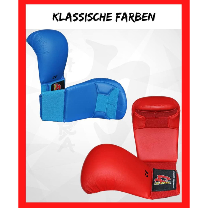 Захист кулака Chikara для карате, боксерська рукавичка для карате, захист рук для карате, захист рук для бойових мистецтв, бійцівські рукавички синього кольору L