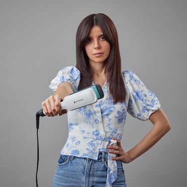 Випрямляч для волосся Remington Shine Therapy Wide S8550, широкі пластини, LCD-дисплей, 150230C