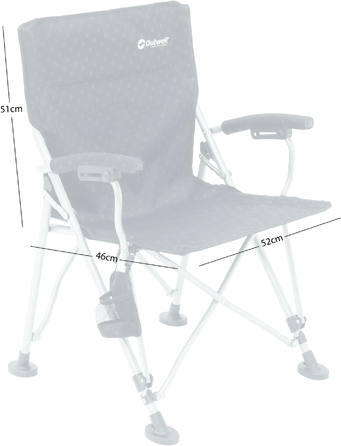 Стілець розкладний Outwell Campo Black (470233)