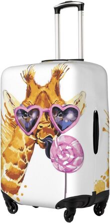 Чохол для валізи Giraffe, міцний захист для багажу розміром 45.7-81.3 см, XL, Чорний