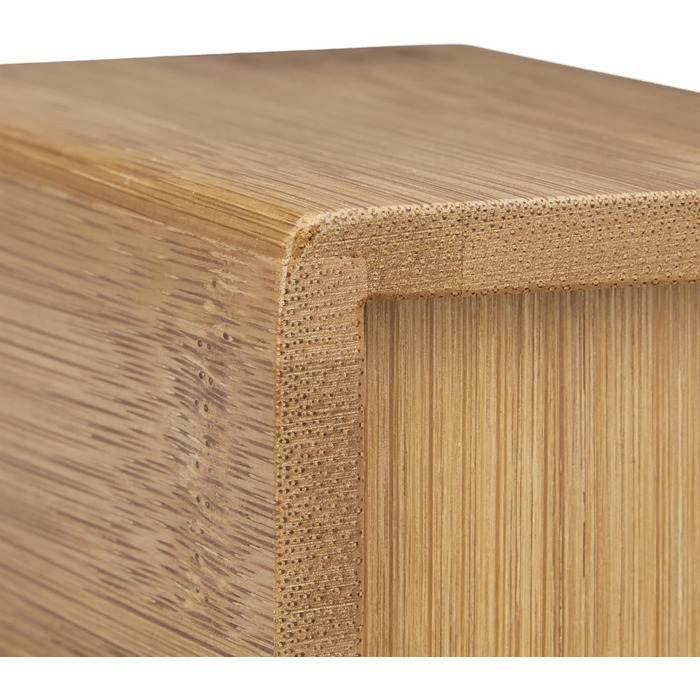 Дозатор для мила бамбуковий квадратний, ручний, ВхШхГ 18 х 6,5 х 8 см, дозатор для лосьйону, натуральний