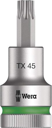 Набір біт Wera 05003997001 C 3, TORX HF Zyklop Bitnuss-Satz, Torx, з фіксатором, привід 1/2, 6 предметів