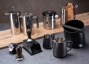 Френч-прес з нержавіючої сталі NOUTEN преміум-класу 0,6 л - Ізоляційний ефект завдяки конструкції з подвійними стінками - Накип для ідеального приготування - Змінний фільтр в комплекті - 2 роки Повернення грошей 600 мл