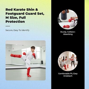 Коваку Карате Спаринг Gear Set Боксерські рукавички Гомілки Щитки Захист Професійне обладнання для Тренування Тхеквондо Грепплінг Санда