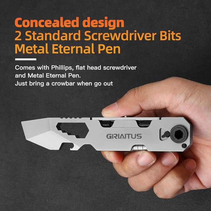 Мультитул Edc Pry Bar 10IN1 з двосторонньою викруткою з храповиком і вічним штифтом, гайкові ключі, ломи, відкривачки для пляшок і