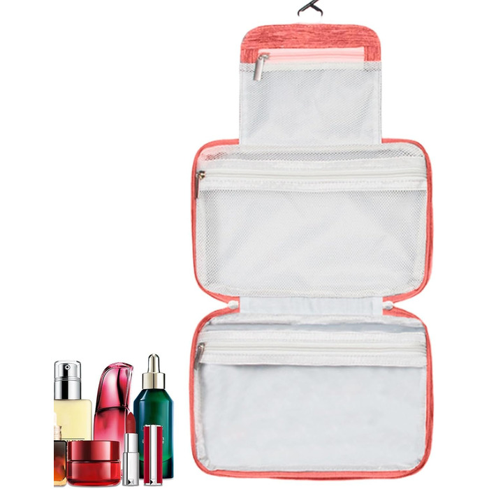 Косметичка з відділеннями, водонепроникна косметичка, водонепроникна косметичка, органайзер, косметичка, велика сумка для туалетно