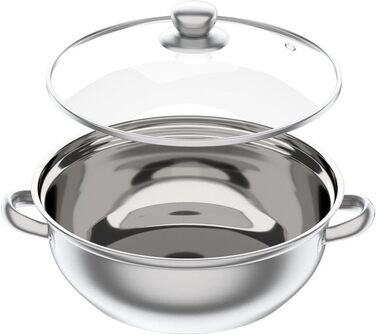 Пароварка з нержавіючої сталі Пароварка Пароварка Набір каструль скляна кришка з парою Овочева та картопляна запіканка Каструлі дл