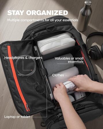 Спортивна сумка Tolaccea 56-70 л для чоловіків та жінок розширювана дорожня сумка з відділенням для взуття та відділенням для вологих речей, яку можна носити як рюкзак, для фітнесу, спортзалу, плавання, футболу, подорожей (чорна)