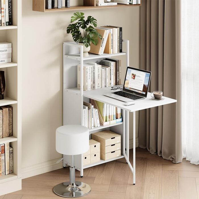 Обідній стіл Vicco Savio, білий, 57 x 30 см зі складною стільницею