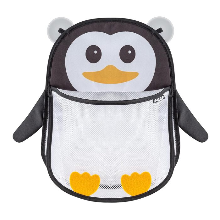 Мережа для іграшок Reer MyHappyPingu, гігієнічне зберігання для іграшок у ванні, полиця для ванни